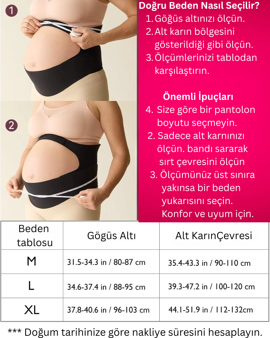 Sheez Hamile Destek Kemeri ™